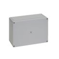 Caixa-Passagem-Industrial-Sobrepor-Policarbonato-Fibra-Vidro-Cinza-7035-IP66-180X-254X-90MM-Sem-Flange-9520000-Rittal