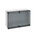 Caixa-Passagem-Industrial-Sobrepor-Policarbonato-Fibra-Vidro-Cinza-7035-IP66-Tampa-Transparente-254X-360X-111MM-Sem-Flange-9523100-Rittal