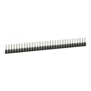 Terminal Elétrico Tubular Simples (Ilhos) Pre-Isolado 1,5mm2 Preto 37664 Cemar