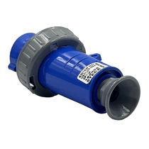 Plugue Energia Industrial Macho 2 Polos + Terra 16 A 220-240v Azul N3076W Steck