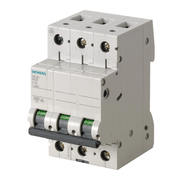 Disjuntor Mini Tripolar 63a 220/380VCA C 6KA 5SL63637MB Siemens