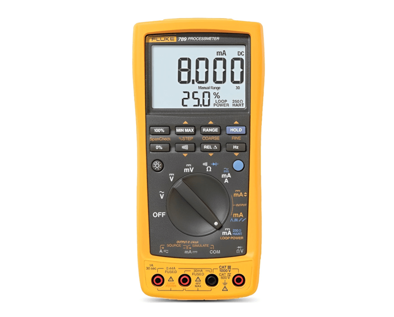 Multimetro-Portatil-Digital-1000V-440Ma-Isolamento-CAT-IV-FLUKE789-Fluke