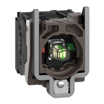 Bloco Luminoso Metálico LED Branco 110V 1NA+1NF ZB4BW0G15 Schneider