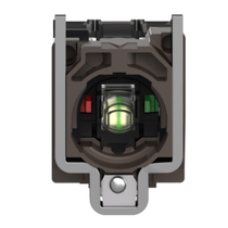 Bloco Luminoso Metálico LED Branco 110V 1NA+1NF ZB4BW0G15 Schneider