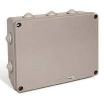 Caixa Passagem Sobrepor Termoplástico Cinza 234x174x90mm SEX231 Steck