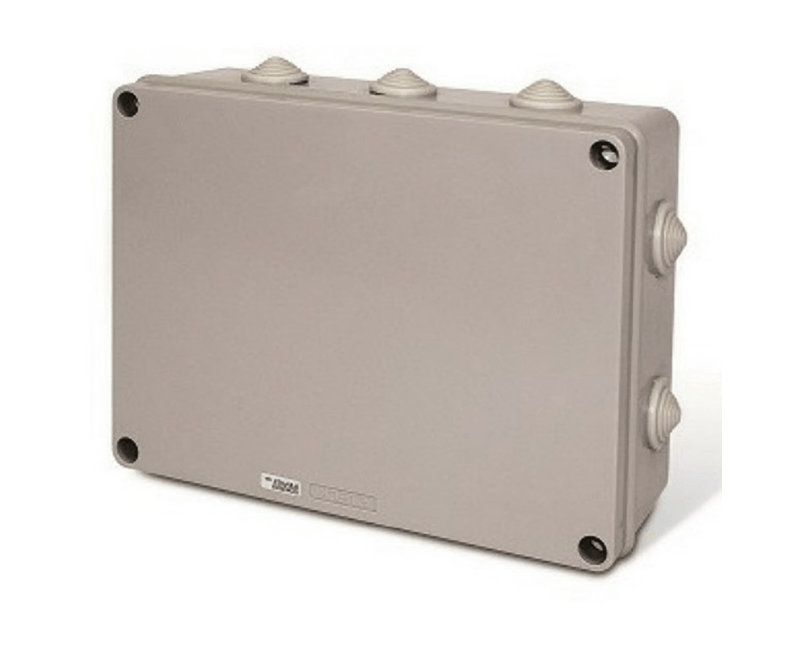 Caixa-Passagem-Sobrepor-Termoplastico-Cinza-234x174x90mm-SEX231-2