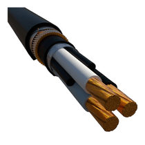 Cabo para Inversor de Frequência VFD HEPR PVC 3x2,5MM + 2,5MM 1KV 90G Preto 55390 Nexans