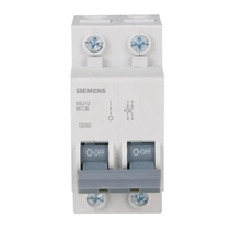 Disjuntor Mini Bipolar 20A 220/380Vca Curva C 3Ka 5SJ12207MB Siemens