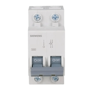Disjuntor Mini Bipolar 50A 220/380V Curva C 3Ka 5SJ12507MB Siemens
