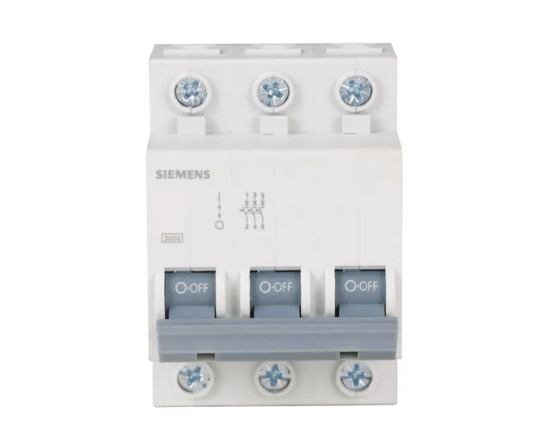 Disjuntor Mini Tripolar 40A 220/380VCA C 3KA Sentron 5Sj13407Mb