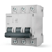 Disjuntor Mini Tripolar 50A 220/380V Curva C 3Ka 5SJ13507MB Siemens