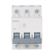 Disjuntor Mini Tripolar 63A 220/380V Curva C 3Ka 5SJ13637MB Siemens