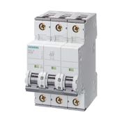 Disjuntor Mini Tripolar 63A 220/380VCA Curva C 10KA 5SY43637 Siemens