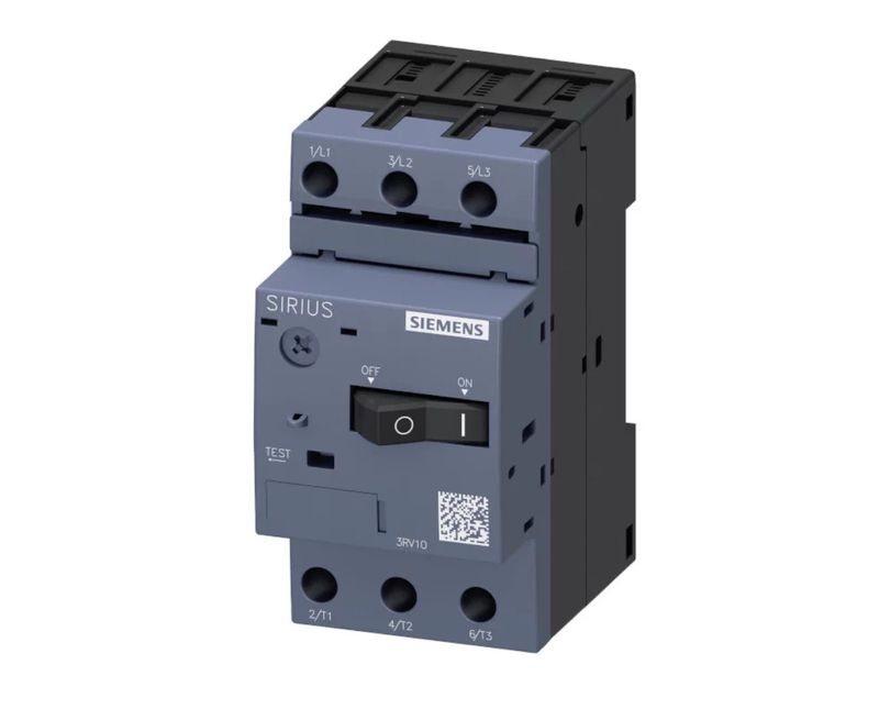 Disjuntor Motor Tripolar 1,4/2a 100ka S00 3RV10111BA10 Siemens