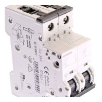 Disjuntor Mini Bipolar 20A 127/220Vca Curva C 25KA 5SY82207 Siemens