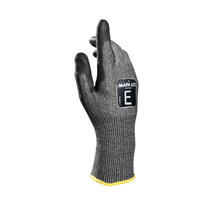 Luva Proteção Corte Preto e Cinza Poliuretano Krytech 622 PA34622009 Tamanho 9 Mapa Mucambo