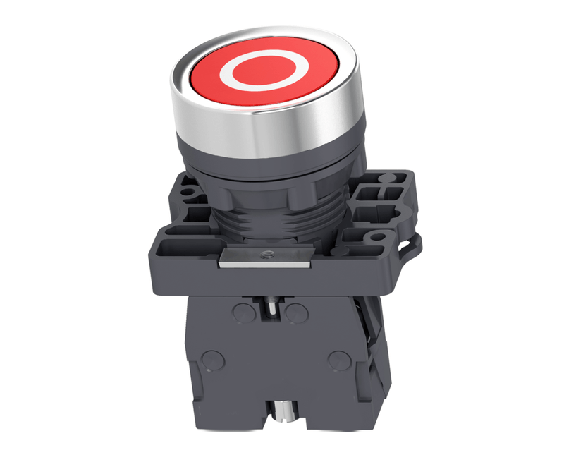 Botao-Redondo-Vermelho-22mm-1NF-Impulso-XA2EA4322-3