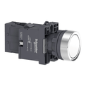 Botao-Iluminado-Redondo-Branco-22mm-220V-LED-1NA-Impulso-XA2EW31M1