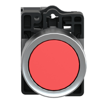 Botão Redondo Vermelho 22mm 1NF Impulso Com Trava XA2EH042 Schneider