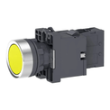 Botao-Iluminado-Redondo-Amarelo-22mm-24VCACC-Ba9S-1NA-Impulso-XA2EW35B1-4