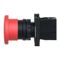 Botão Cogumelo Plástico 22mm Soco XA2ET42 Schneider