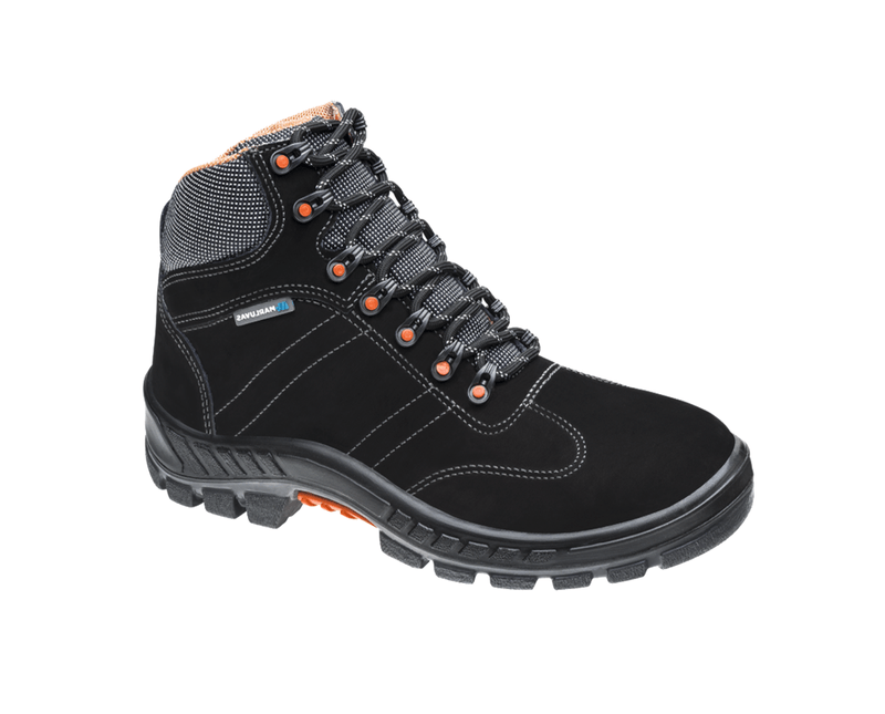 Botina-Nobuck-Cadarco-Bidensidade-Bico-Plastico-Preto-75BPR29MSPBP-Tamanho-38-CA-41369-2