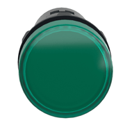 Sinaleiro Redondo Plástico Verde 22mm 110VCA/VCC Led XA2EVF3LC Schneider