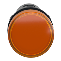 Sinaleiro Redondo Plástico Amarelo 22mm 110VCA/VCC LED XA2EVF5LC Schneider