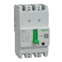 Disjuntor Caixa Moldada Tripolar Térmico/Magnético Ajustável 415VCA 100A 15KA Gopact Mccb 125 G12E3A100 Schneider