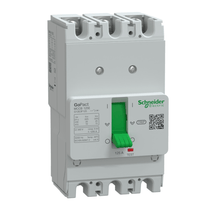 Disjuntor Caixa Moldada Tripolar Térmico/Magnético Fixos 415VCA 125A 15KA Gopact Mccb 125 G12E3F125 Schneider