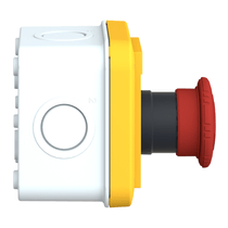 Botoeira Montada ABS 1 Parada Emergência 1 Botão Emergência 1NA+1NF XALEK1702 Schneider