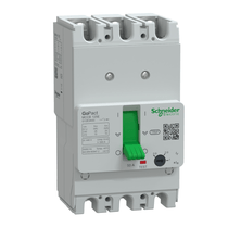 Disjuntor Caixa Moldada Tripolar Térmico/Magnético Ajustável 415VCA 50A 15KA Gopact Mccb 125 G12E3A50 Schneider