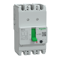 Disjuntor Caixa Moldada Tripolar Térmico/Magnético Ajustável 415VCA 16A 30KA Gopact Mccb 125 G12F3A16 Schneider