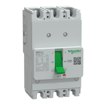 Disjuntor Caixa Moldada Tripolar Térmico/Magnético Fixos 415VCA 125A 10KA Gopact Mccb 125 G12T3F125 Schneider