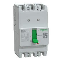 Disjuntor Caixa Moldada Tripolar Térmico/Magnético Fixos 415VCA 20A 10KA Gopact Mccb 125 G12T3F20 Schneider