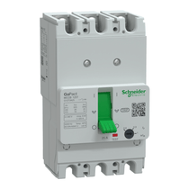 Disjuntor Caixa Moldada Tripolar Térmico/Magnético Ajustável 415VCA 25A 10KA Gopact Mccb 125 G12T3A25 Schneider