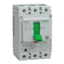Disjuntor Caixa Moldada Tripolar Térmico/Magnético Ajustável 415VCA 200A 36KA Gopact Mccb 250 G25F3A200 Schneider