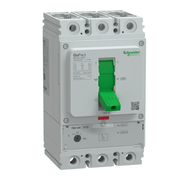 Disjuntor caixa moldada GoPact Tripolar Ajustável 400A 36KA 250A G40F3A250 Schneider
