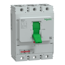 Disjuntor Caixa Moldada Tripolar Eletrônico 415VCA 630A 70KA Gopact Mccb 800 G80H3E630 Schneider