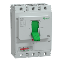 Disjuntor Caixa Moldada Tripolar Eletrônico 415VCA 500A 50KA Gopact Mccb 800 G80N3E500 Schneider