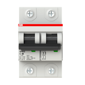 Disjuntor Mini Bipolar 80A 415V Curva C 10KA SH802C80 ABB