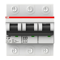 Disjuntor Mini DIN Tripolar 80A 415V Curva C 10KA SH803C80 ABB