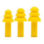 Protetor Auditivo Plug Silicone Amarelo Tamanho P Com Cordão Pesado 17DB 105 Maxxi Royal
