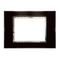 Placa C/Furo 3 Postos 4X2" Pt C/Sup Arteor 583770 - Pial Legrand