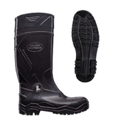 Bota PVC Preta Com Papel Cano Longo Com Aço 42 CEL505CBPN Calfor