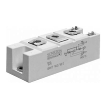 Tiristor Módulo 1600V 175A SKKT17216E Semikron
