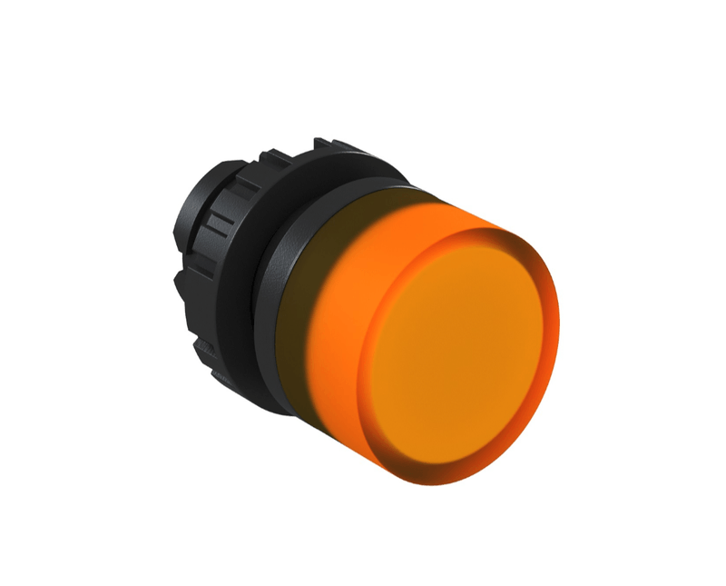 Frontal-Sinaleiro-Redondo-Plast-Laranja-22mm-CSWSD6WH