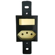 Interruptor E Tomada 1 Tecla Simples Tomada 2 Polos + Terra 10a Sem Placa Padrão 13328728 WEG