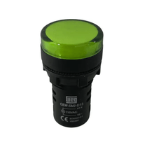 Sinaleiro Redondo Plástico Verde 22Mm 110V Led CEWSM2D13 WEG