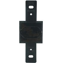 Tomada Predial Preta 2 Polos + Terra 20 A 250 V Sem Placa 12057099 WEG